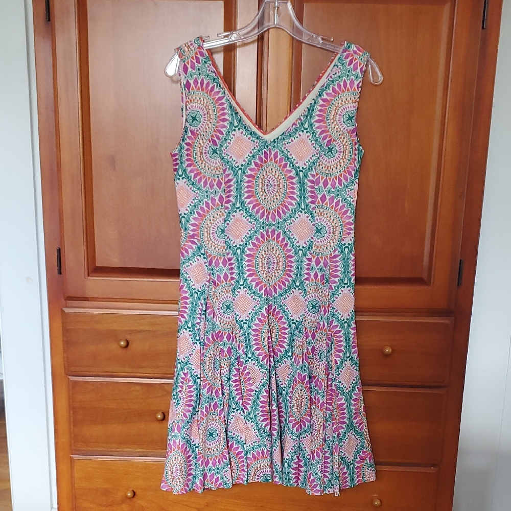 HD in Paris Pleated Sundress, Size 2